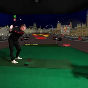 Simulador de golf para entrenamientos y entretenimiento - BMS Sport Health